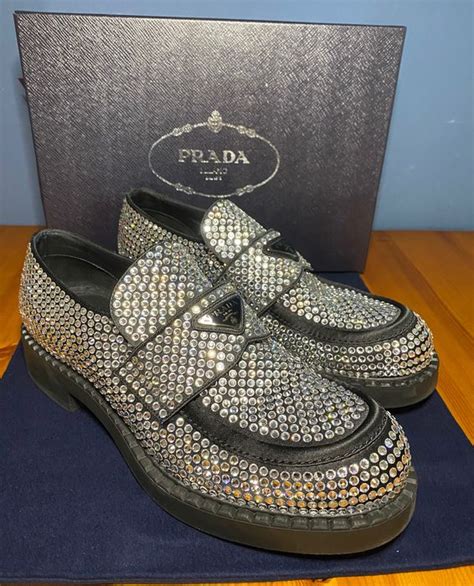 prada crystal shoe|Crystal Lace.